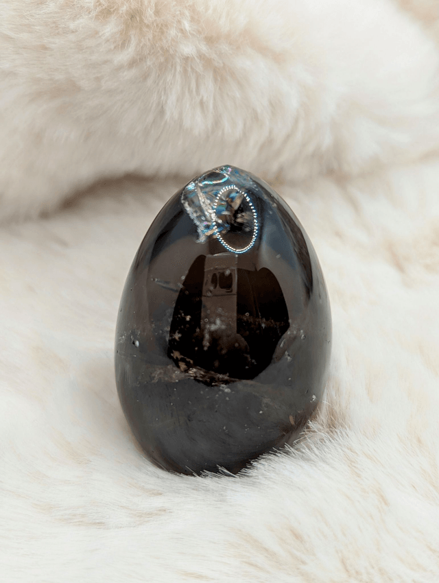 Œuf en Quartz Fumé 