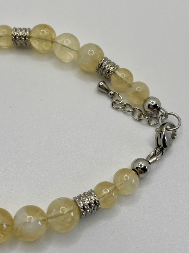 Bracelet "Effet Papillon" – Citrine de Madagascar