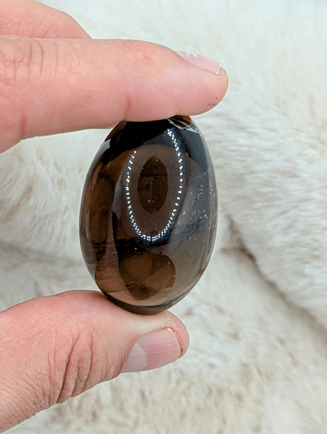 Œuf en Quartz Fumé 